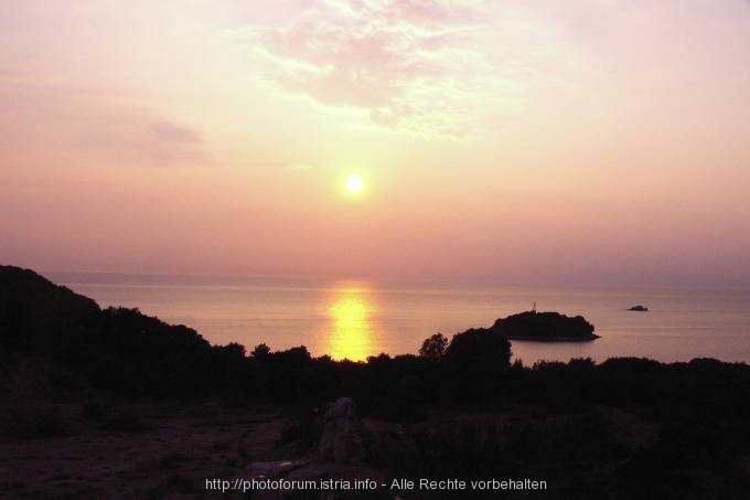 VRSAR > Steinbruchausblick > Sonnenuntergang