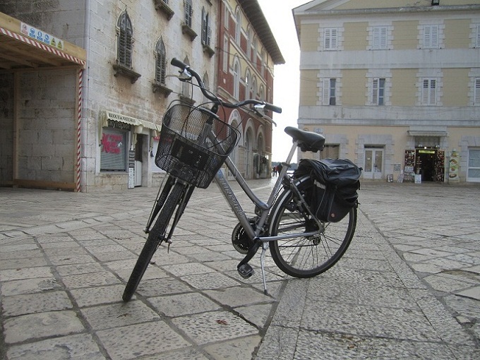 einsames Fahrrad