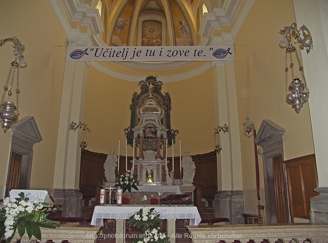 BUZET > Pfarrkirche der seeligen Jungfrau Maria