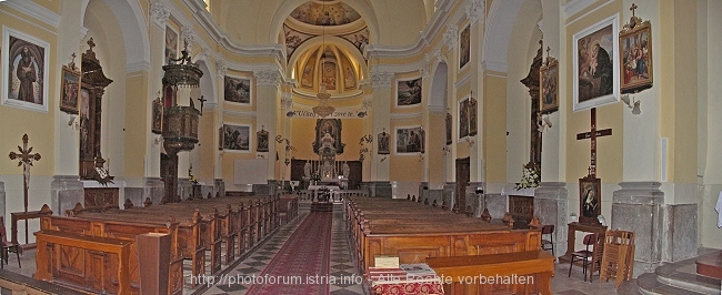 BUZET > Pfarrkirche der seeligen Jungfrau Maria