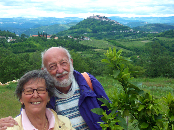 MOTOVUN > von der Parenzana aus gesehen