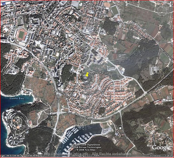 GoogleMaps > PULA > Fort Casoni vecchi (Monte Paradiso) 5