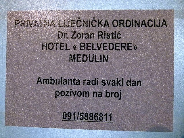 Deutsch sprechender Arzt in Medulin