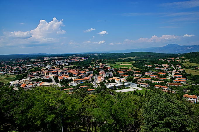 Blick über Labin / Ucka