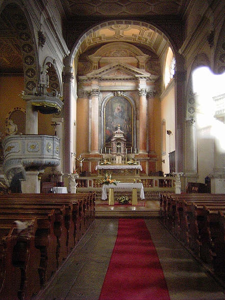 LABIN > Alt-Labin > Pfarrkirche Mariä Geburt - Altar