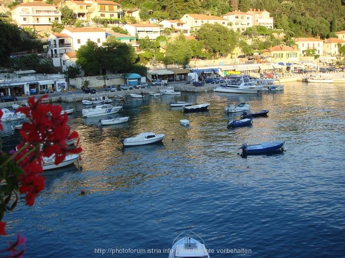 Hafen Rabac vom Miramar Balkon