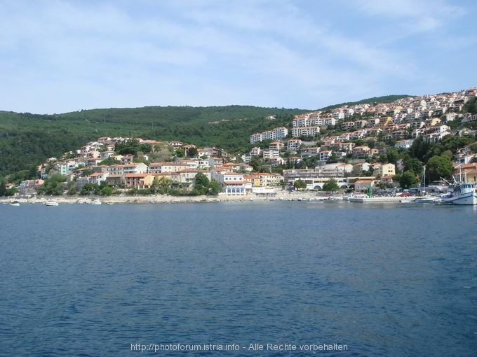 Meerblick auf Rabac