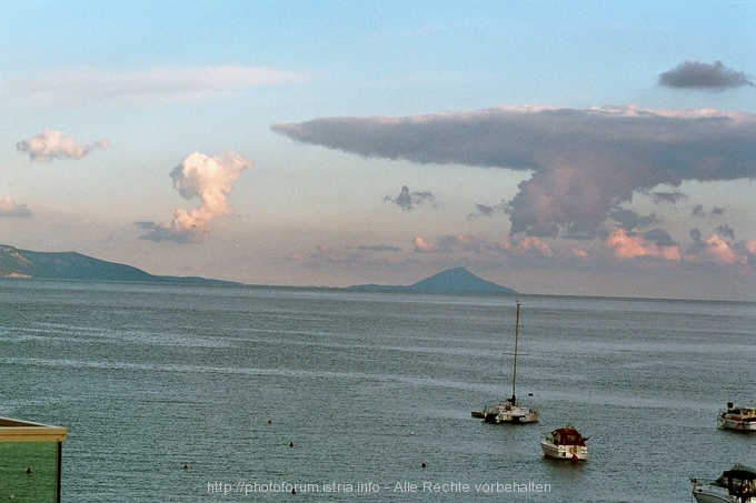 Rabac >interessante Wolkenformation