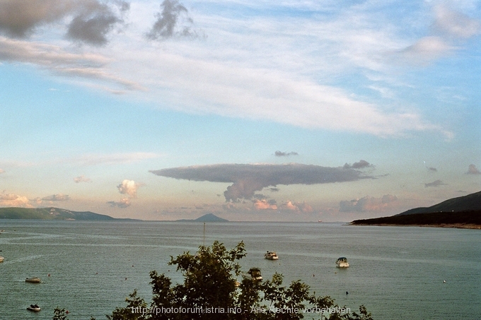 Rabac >interessante Wolkenformation