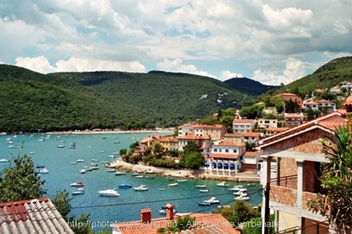 Blick Richtung Hauptstrand von Rabac