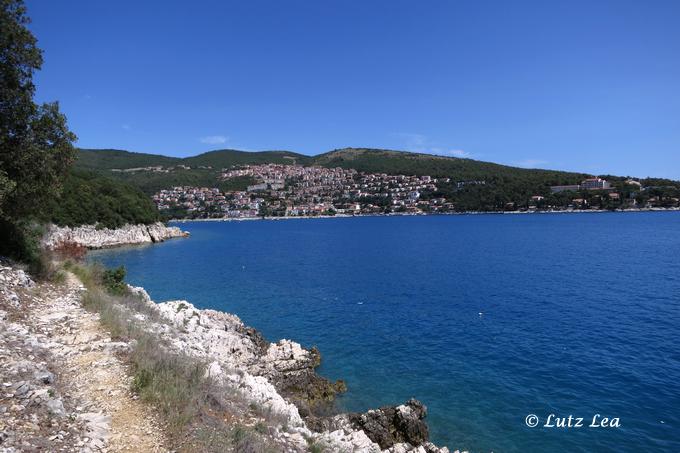 Rückweg Ostufer> Rabac