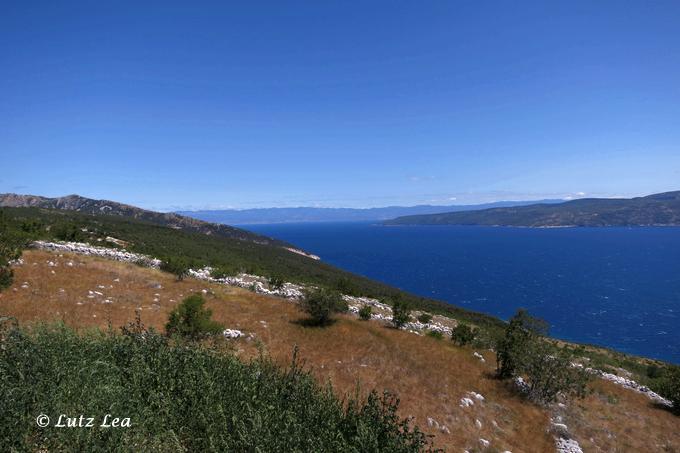 Blick in die Kvarner Bucht > auf der Höhe von der Bella Vista Ranch