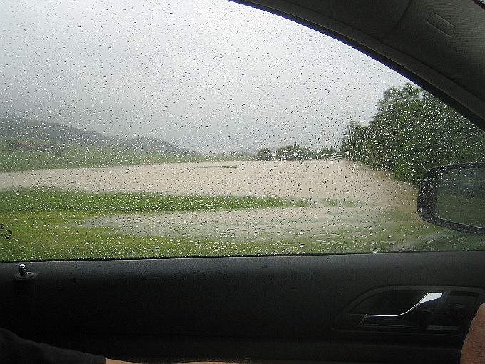 Luftaufnahme Hotelanlage Regen 3