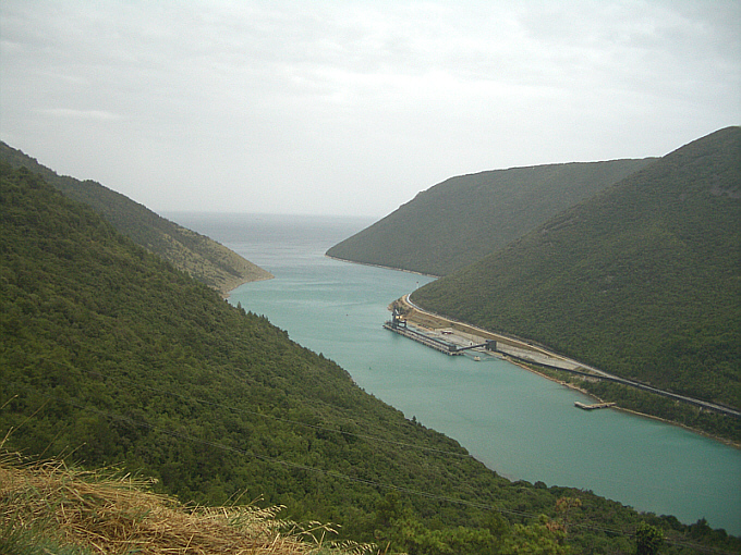 Plomin > Blick auf den Plominer Fjord