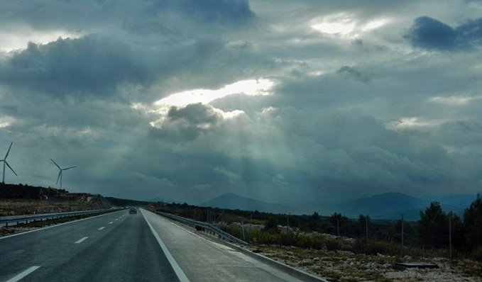 Auf der Autobahn A1