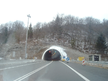 A1 > TUNNEL > Nach Bosiljevo 1 in Richtung Zagreb