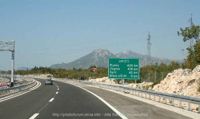 A1 > zwischen Sestanovac und Benkovac