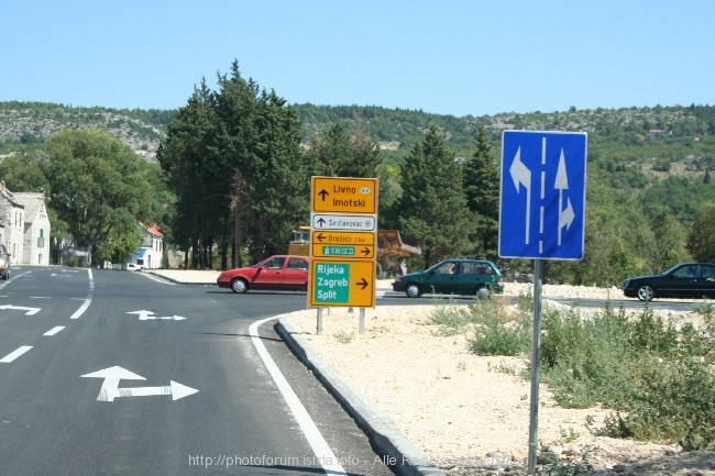 Autobahnzubringer Auffahrt Sestanovac 7