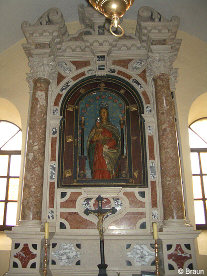 Zminj - Altar in der Pfarrkirche St. Michael