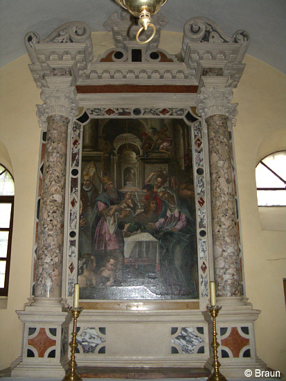 Zminj - Altar in der Pfarrkirche St. Michael