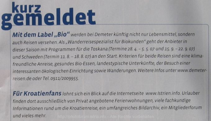 Unsere Webseite im ARCD-Clubmagazin