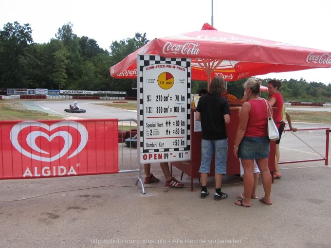 POREC > Das Go-Kart-Motodrom in Porec-Tar 2