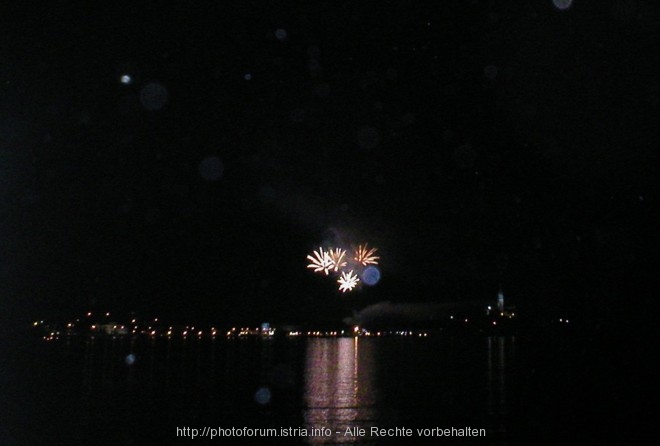 Feuerwerk Rovinj August 2006