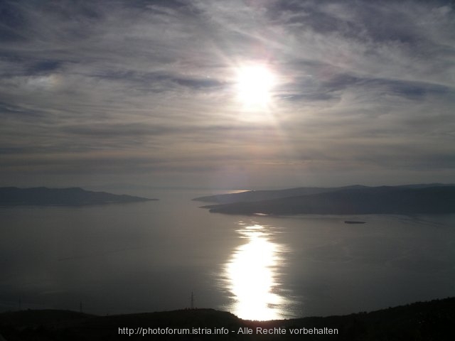 Sonnenuntergang bei Novi Vinodolski