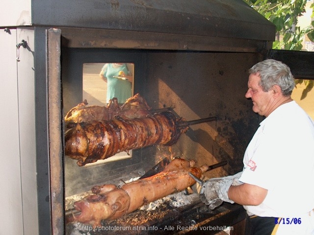 Der Grillmeister in Lopar