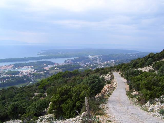 KAMENJAK > Blick auf Kalifront mit Suha Punta