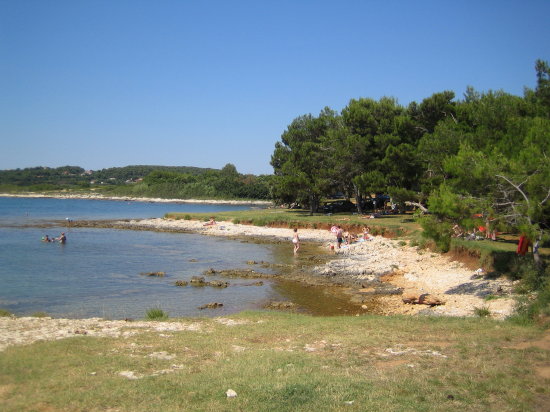 Liznjan Strand an der Kuje Bucht