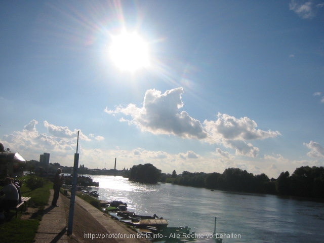 Promenade in Osijek