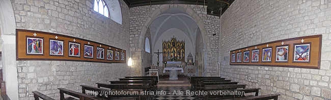 KAMPOR > Kloster Sv Eufemija > Kirche