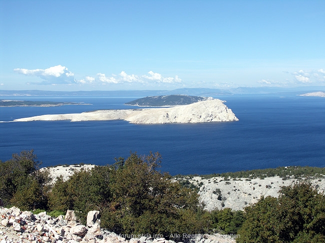 VELEBITKÜSTE > Blick auf Goli Otok