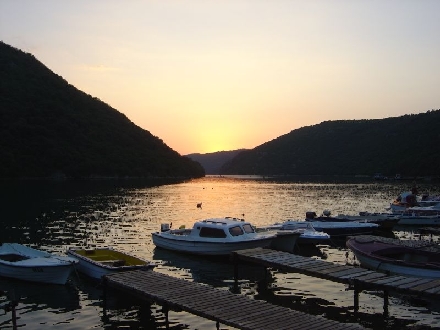 Limski Fjord Sonnenuntergang