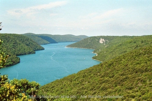 Panoramablick auf den Limski