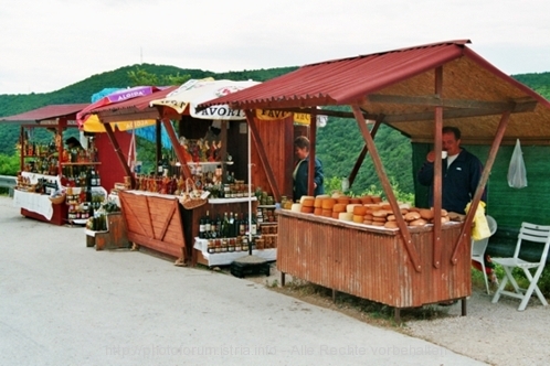 Stand nahe Panoramablick auf den Limski