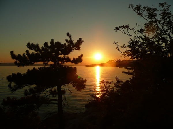 POVILE>Camping Punta Povile>Sonnenuntergang