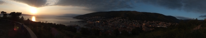 Sonnenuntergang bei Senj