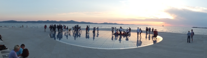 Sonnenuntergang bei Zadar