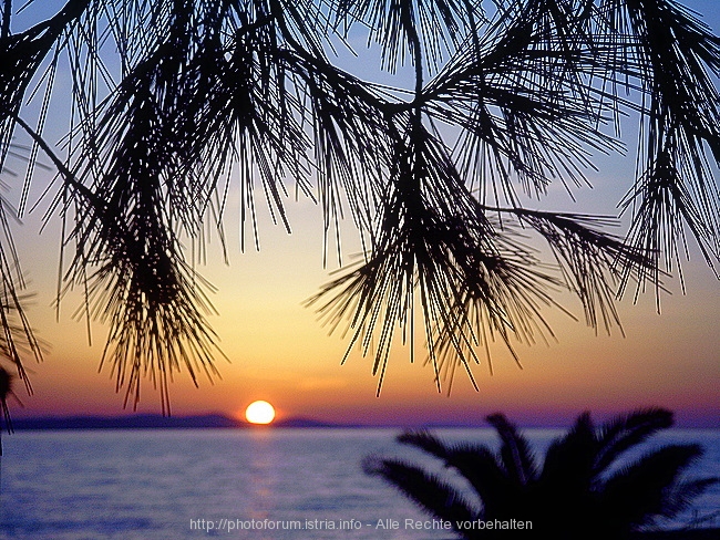 SONNE > Abendhimmel bei Zadar