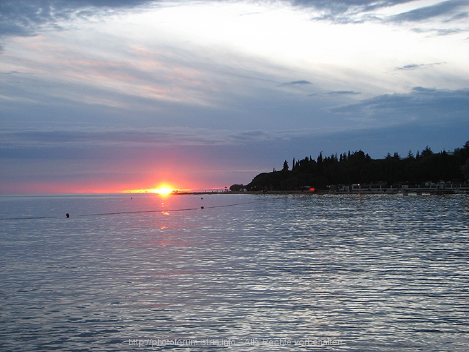 SONNE > Sonnenuntergang in Porec II