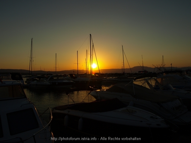 Sonnenuntergang Marina Malinska