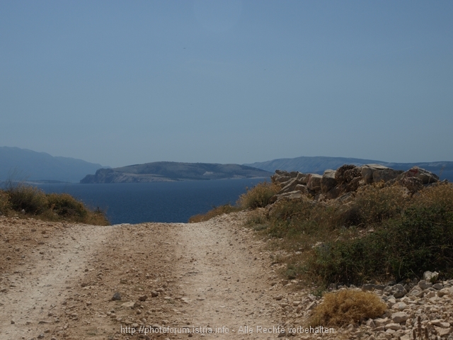 Stara Baska in Richtung Süden