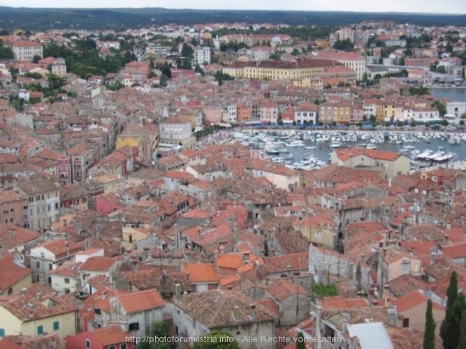 ROVINJ > Marina > Blick Hafen von Euphemia aus