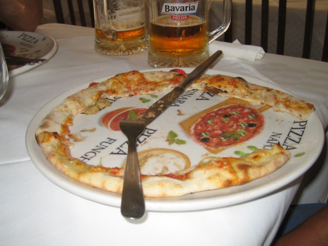 ROVINJ > die Pizza war lecker