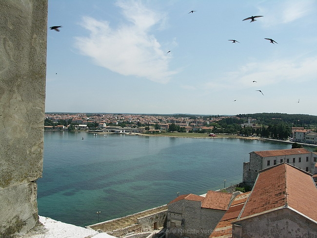 POREC > Blick vom Turm der Basilika