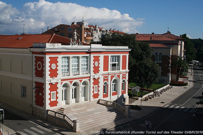 POREC > Runder Turmausblick aufs Theater