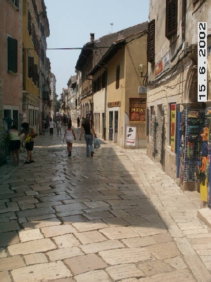 POREC > Altstadt > Gasse Decumanus