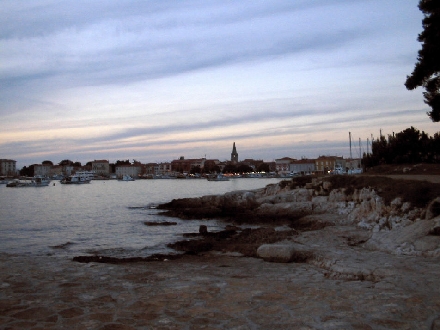 POREC > Altstadt > Panorama am Abend